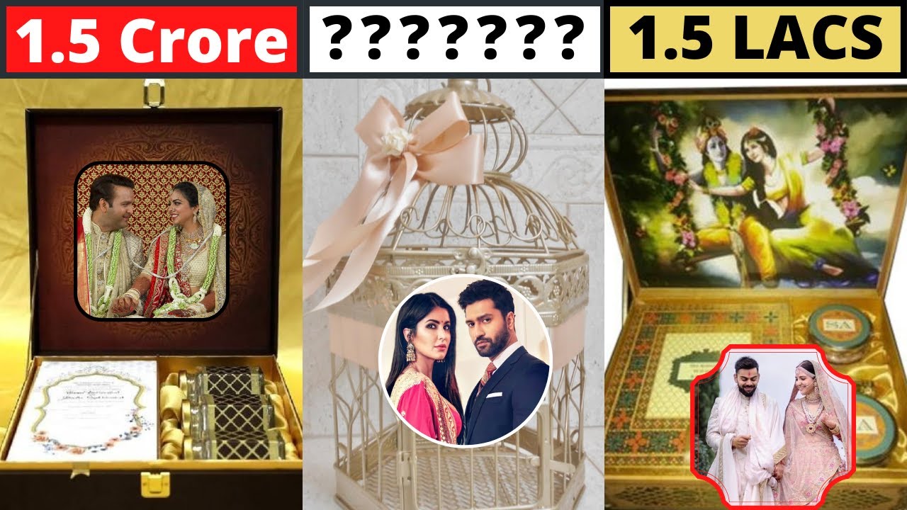11 Most Expensive Wedding Cards Of Bollywood Celebrities