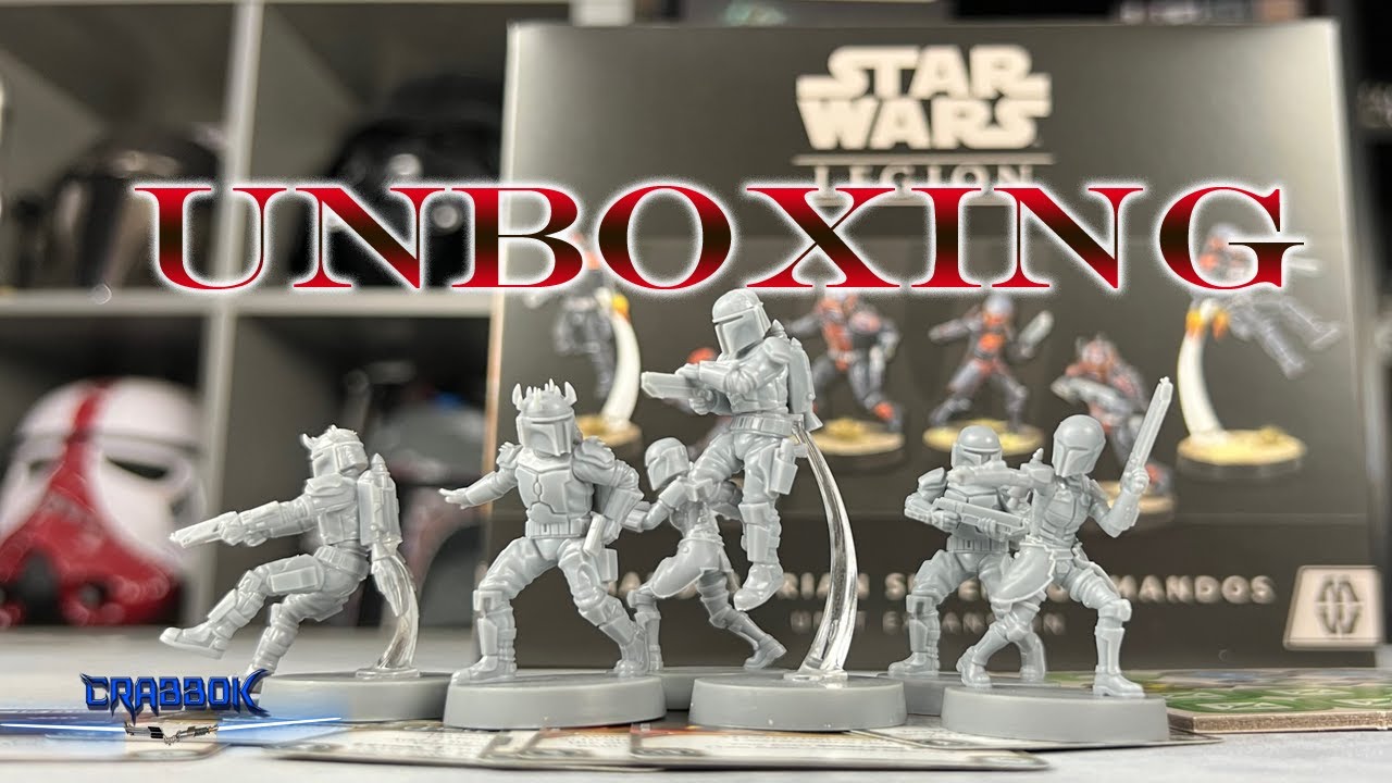 Mandalorian Super Commando Unboxing and Assembly - Star Wars Legion - Shadow Collective