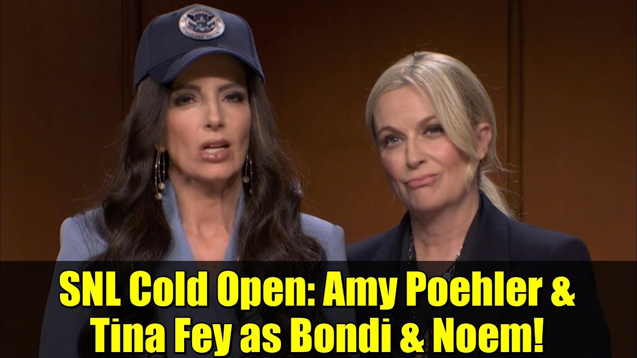 SNL Cold Open: Эми Полер и Тина Фей в ролях Бонди и Ноэм!