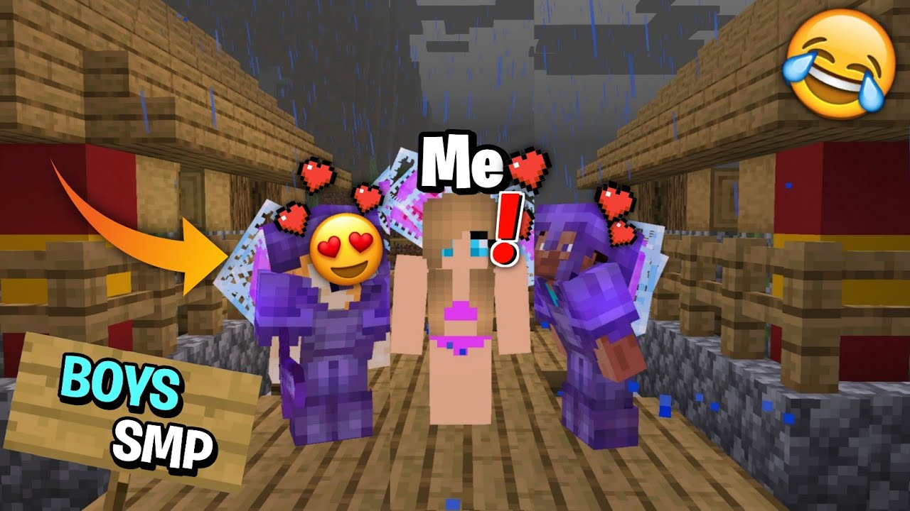 I Joined Boys Smp As Girl To Troll || Minecraft Smp