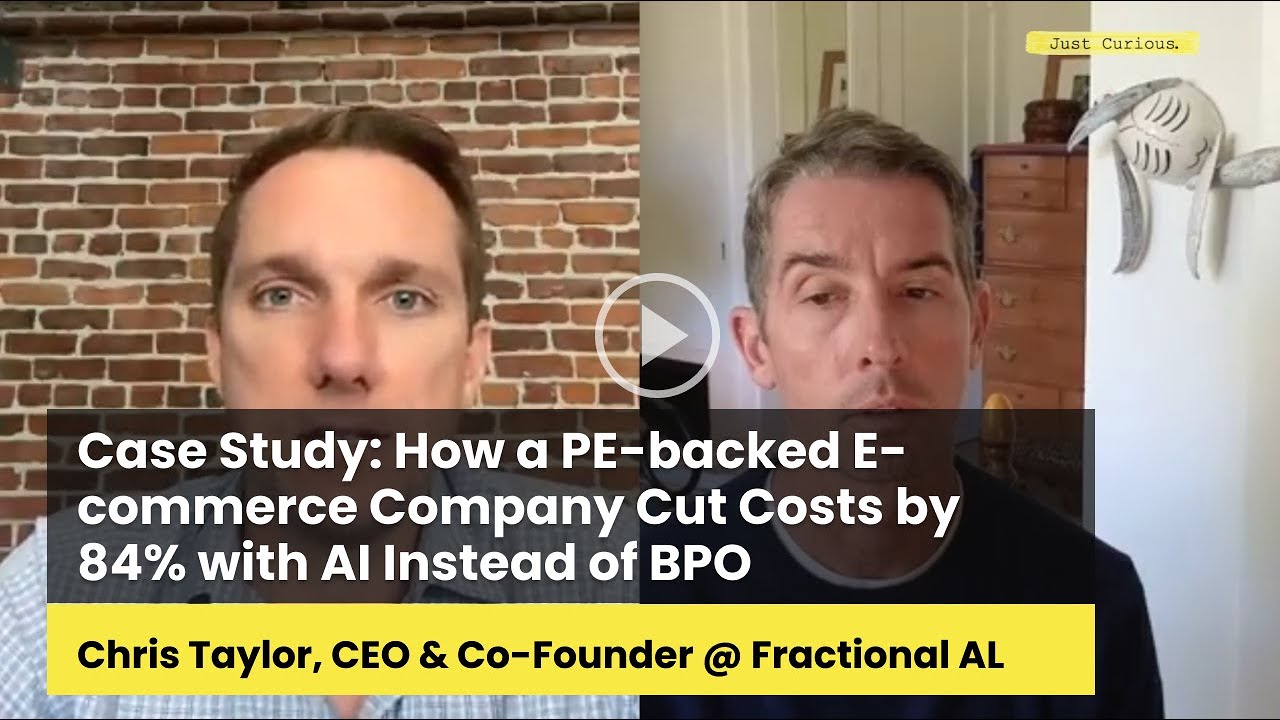 Case Study: How a PE-Backed E-Commerce Company Cut Costs by 84% with AI Instead of BPO