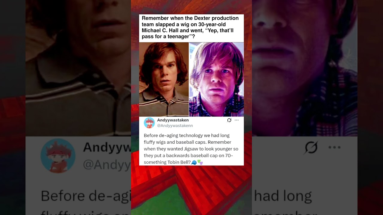 Remember when the Dexter production team slapped a wig on 30-year-old Michael C. Hall and went
