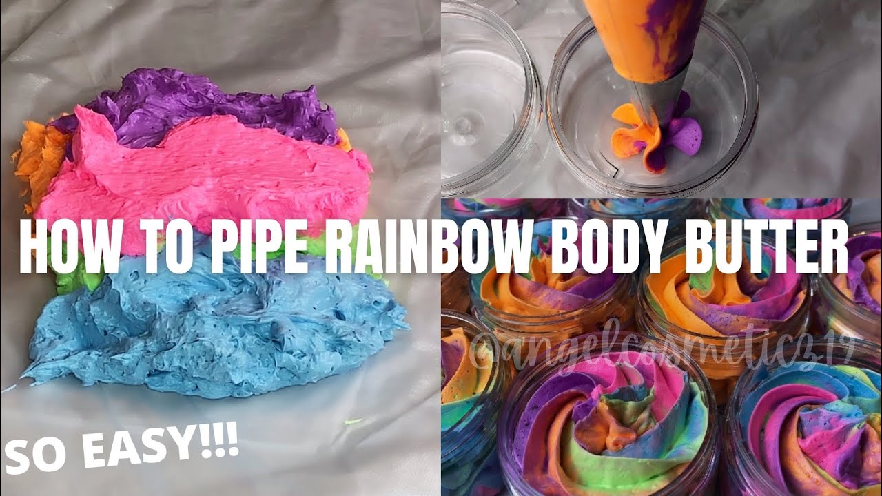 How to pipe body butter