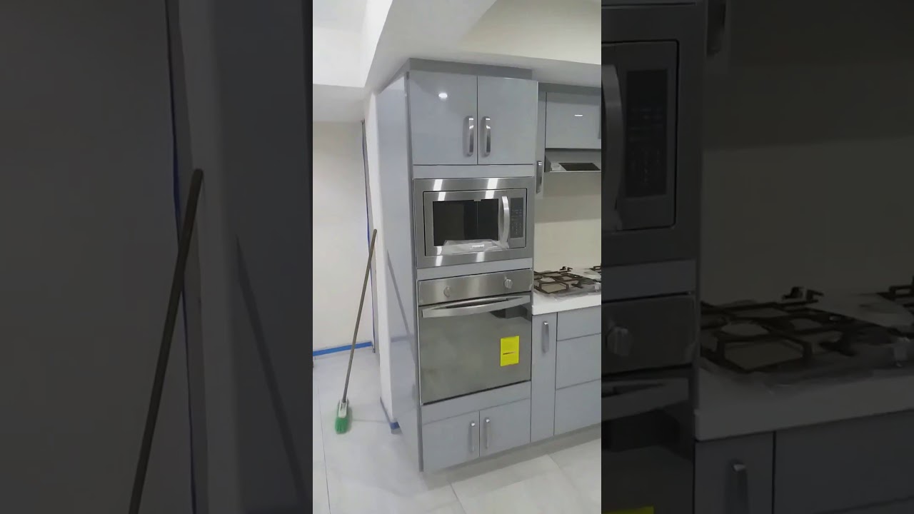 Efecto Cristal en Cocina integral