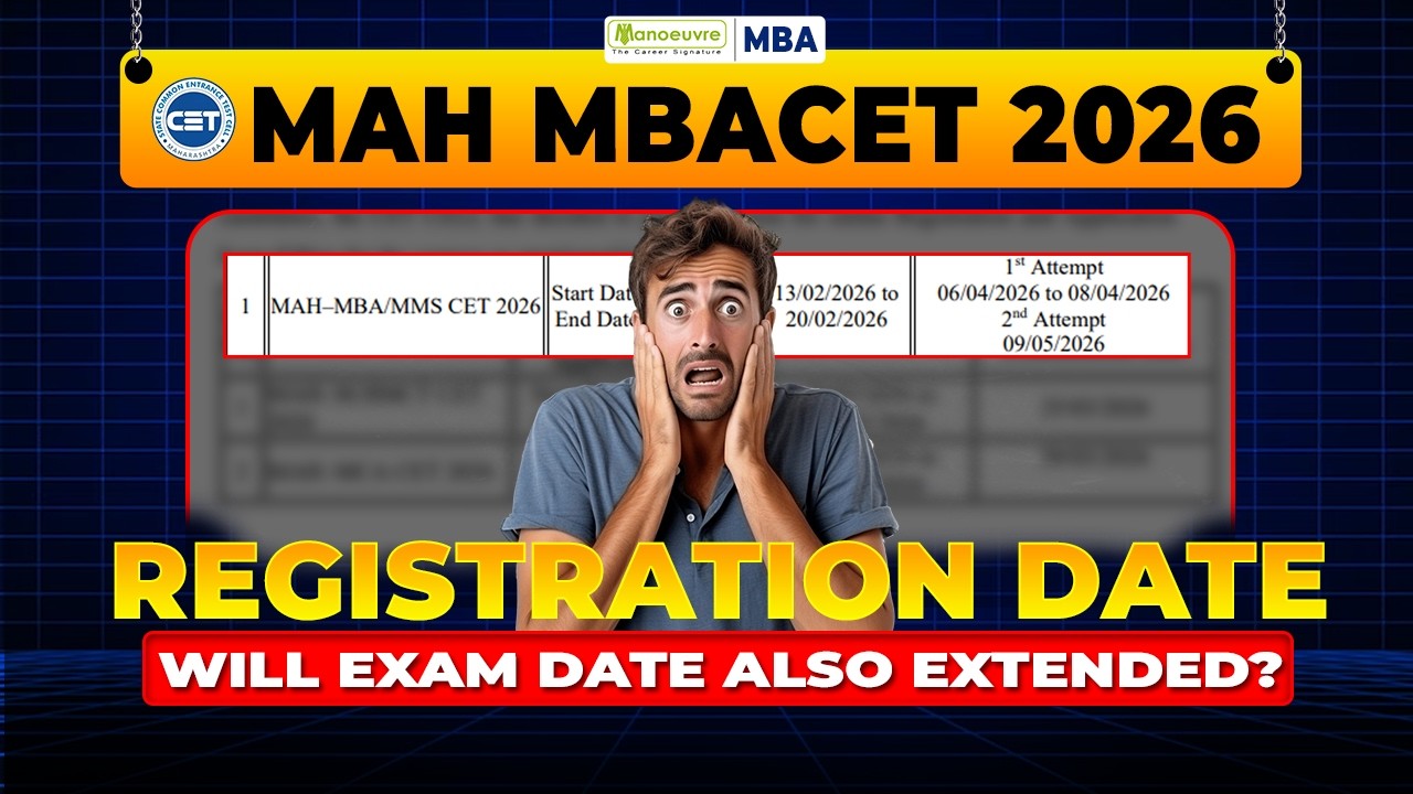 MAH MBACET 2026 Registration/Form Filling Date Extended | Last Chance To Fill Your Application