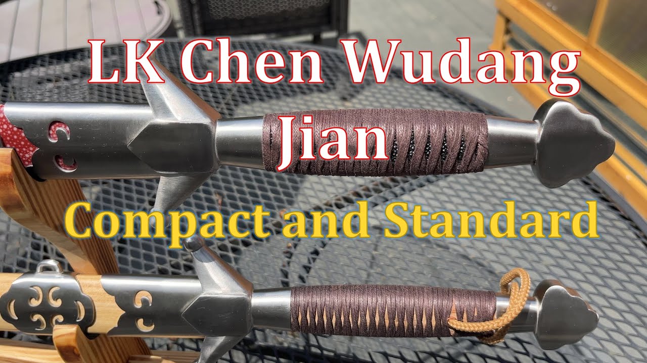 Two Sizes of Wudan Jian by LK Chen