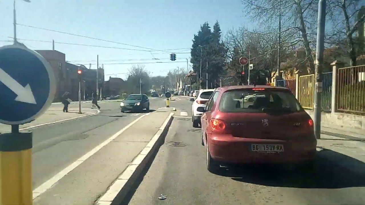 Linija 408 Vozdovac - Ralja/Drumine time lapse Beograd