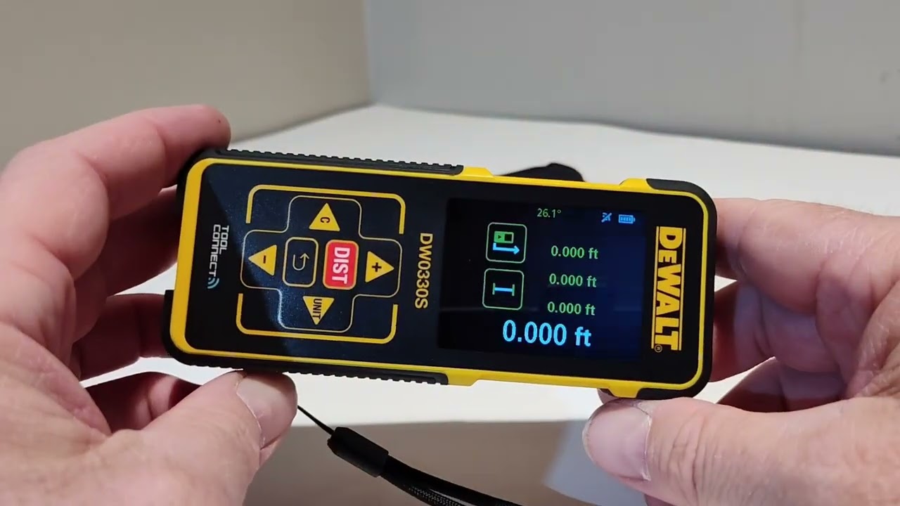 DEWALT Laser Measure Tool/Distance Meter, 330-Foot (DW0330SN)