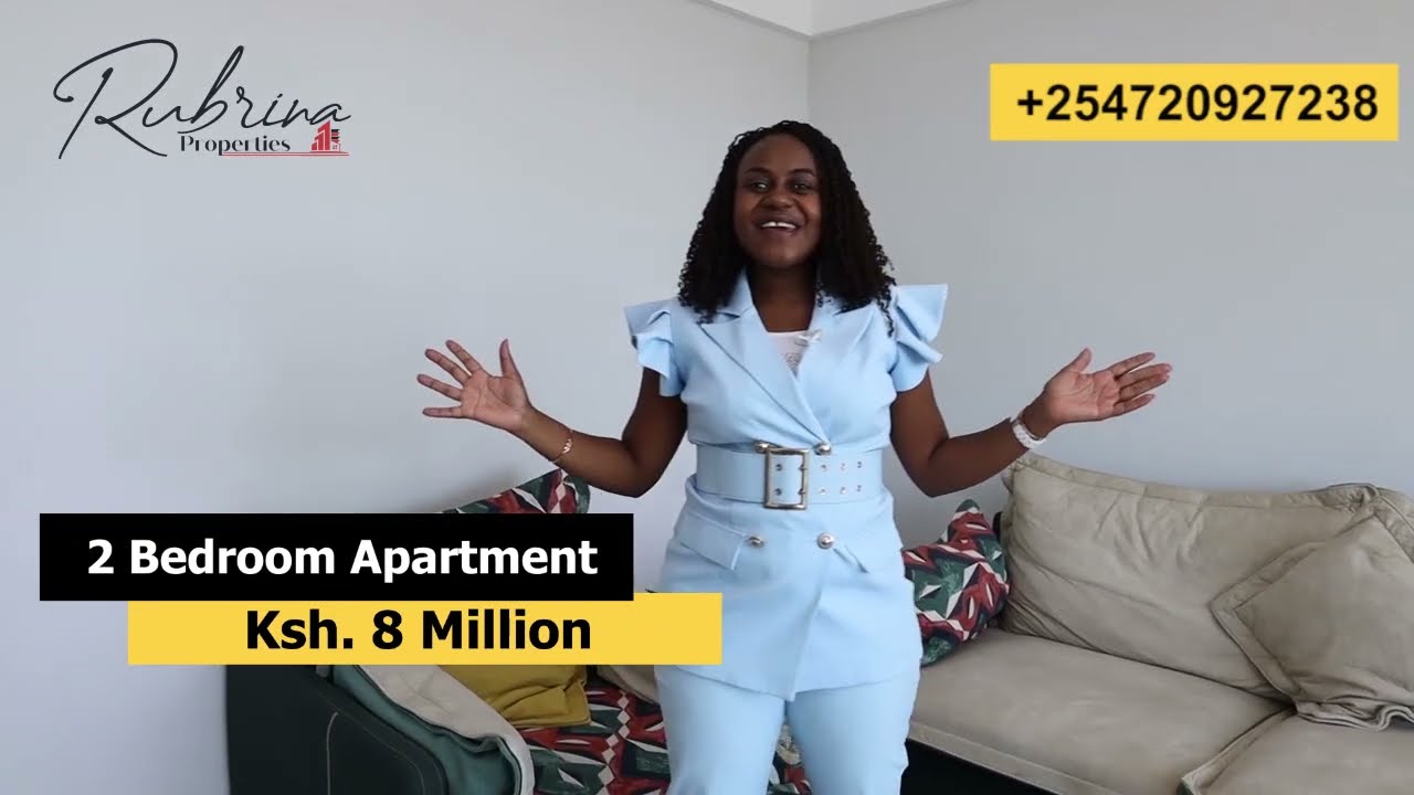 Inside a Ksh 8,000,000 2 bedroom apartment in Syokimau