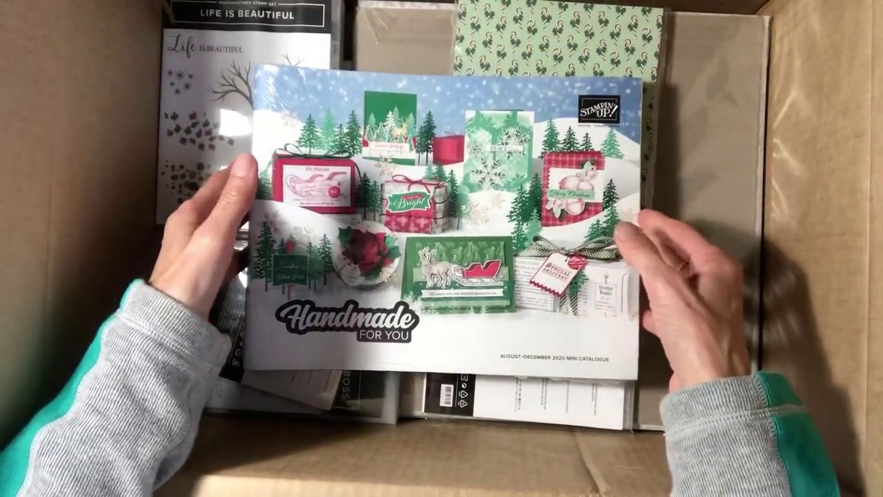 Unboxing the 2020 Stampin&rsquo; Up! Holiday Catalogue