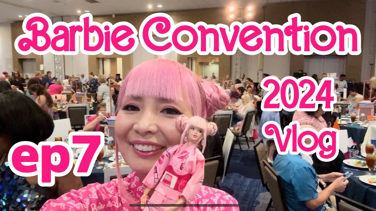 Barbie Convention 2024 VLOG ep7 | Lunch Party Hosted by Mattel | Bob Mackie | Table gifts