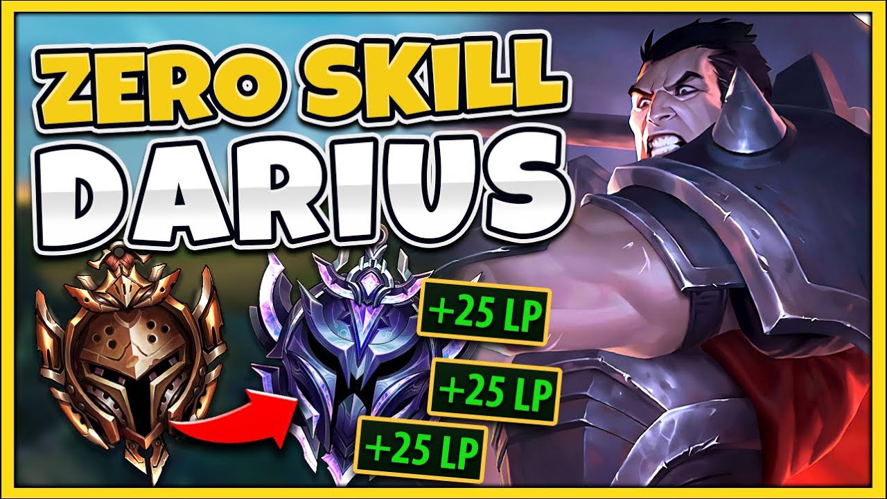 EVEN NOOBS CAN SOLO-CARRY WITH THIS STRATEGY! NO SKILL DARIUS IS 100% FREE WINS - League of Legends
