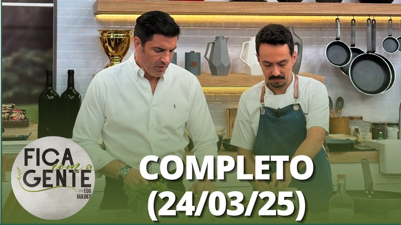 Fica com a Gente: Pavê de coco; Bobó de frango e mais receitas (24/03/25) | Completo