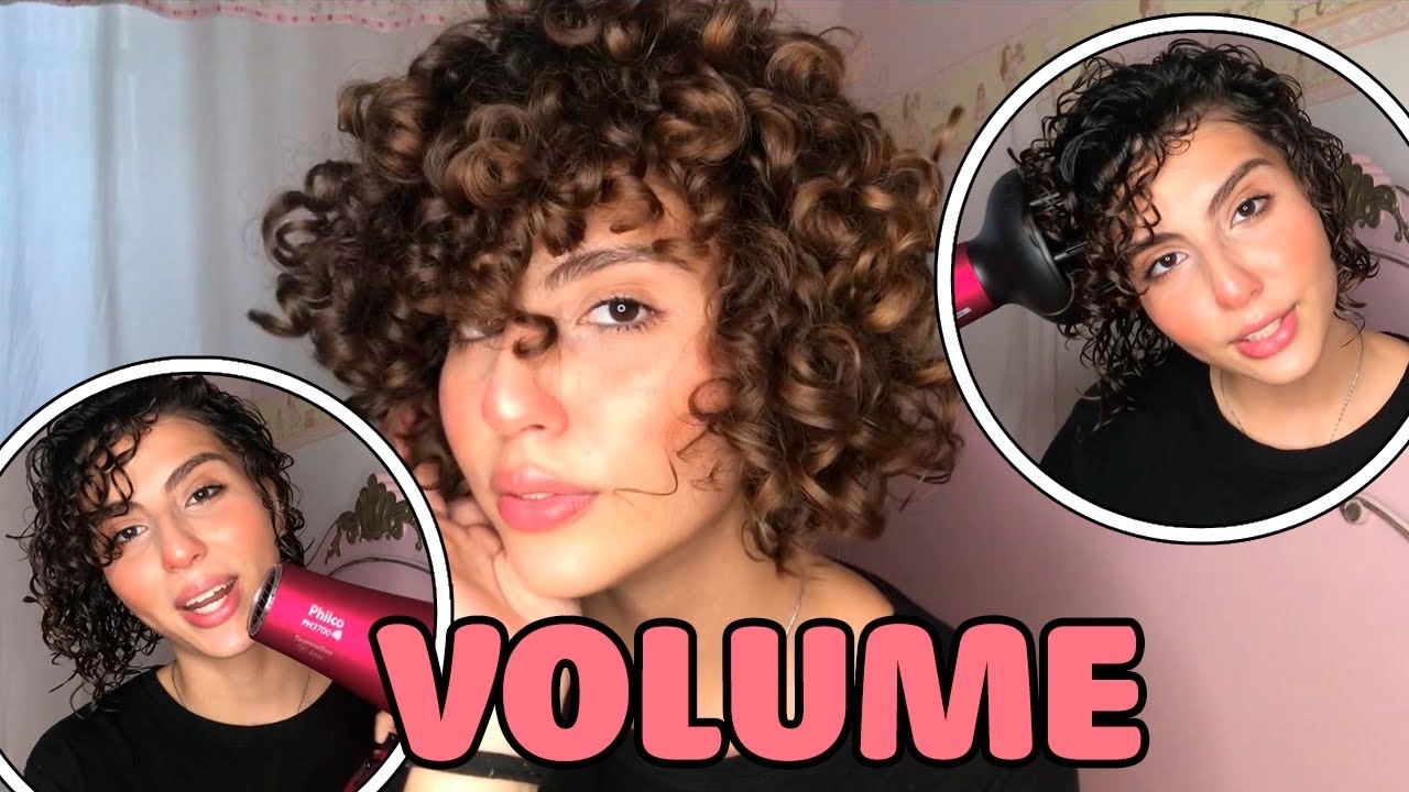 COMO SECO e DOU VOLUME no MEU CABELO com DIFUSOR (+resenha secador philco)