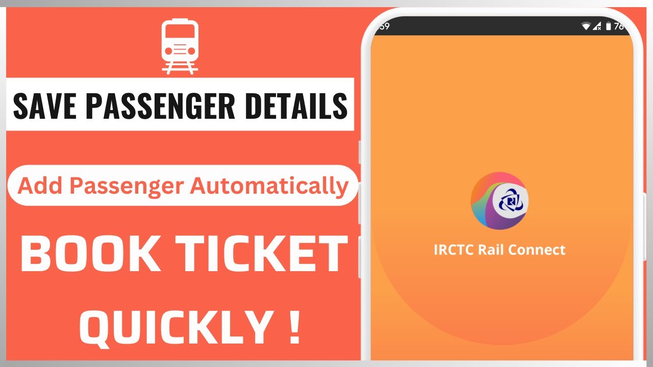 How To Create IRCTC Master List & Add Passenger Details for Faster Train Ticket Booking