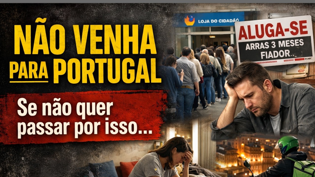 PARA VIR PARA PORTUGAL, ESTEJA DISPOSTO A PASSAR POR ESSAS 7 COISAS