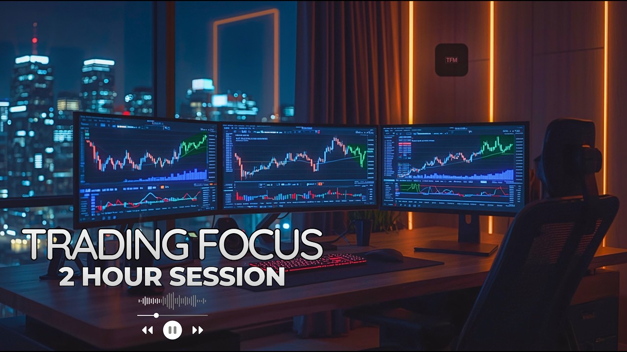 After Hours Trading Focus Music | 2 Hour Calm Background