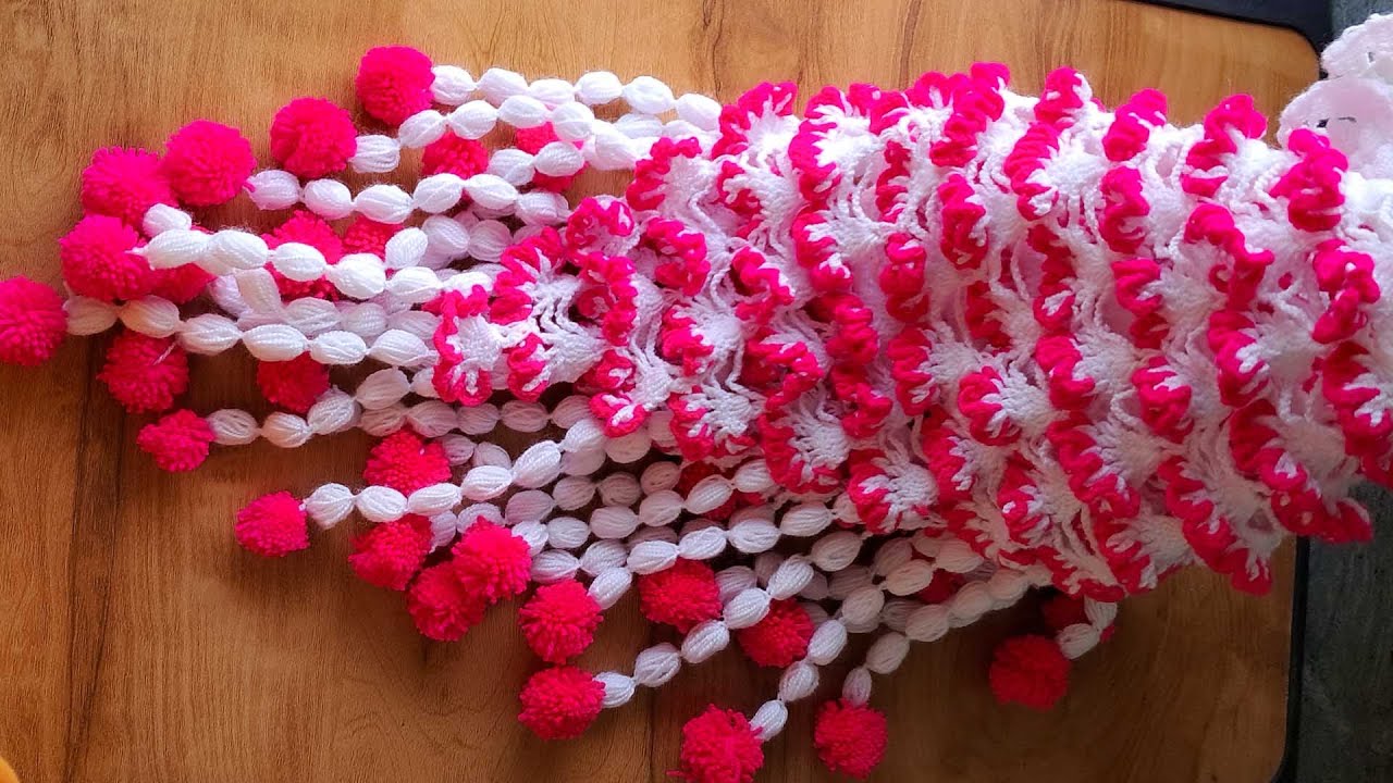 Designer Toran  Bell flower Woolen gate parda New crochate door hanging crochate tutorial  biginners