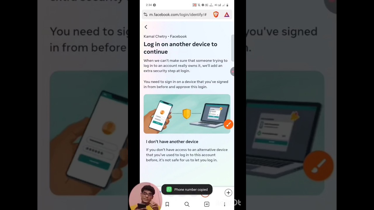 login on another device to continue facebook| facebook login on another device to continue|facebook