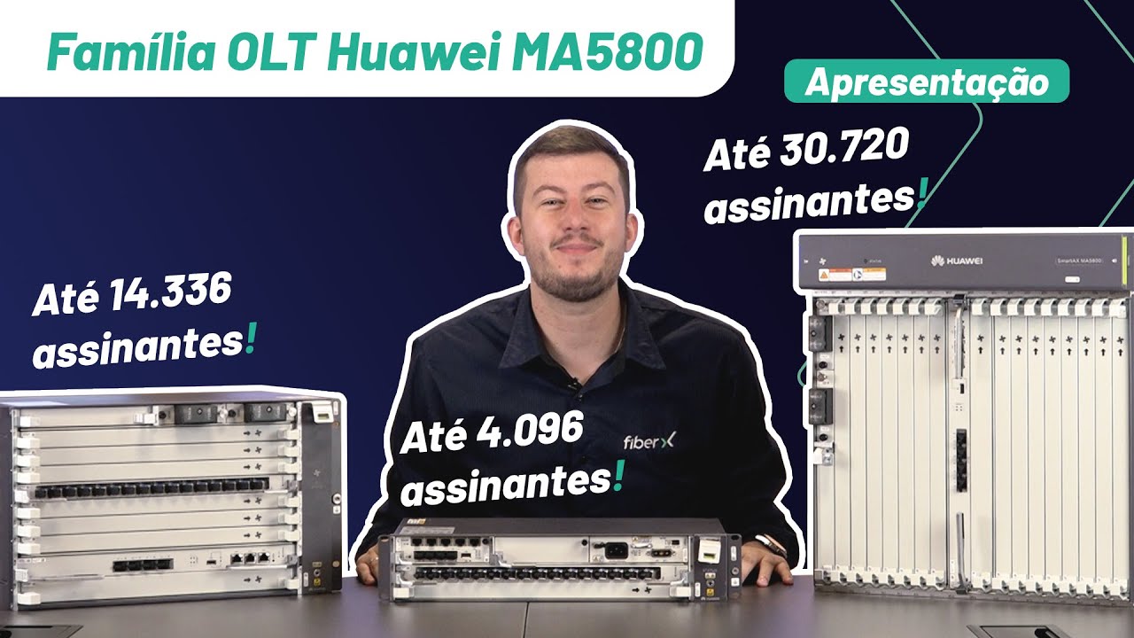 Apresentação Família OLTs Huawei MA5800