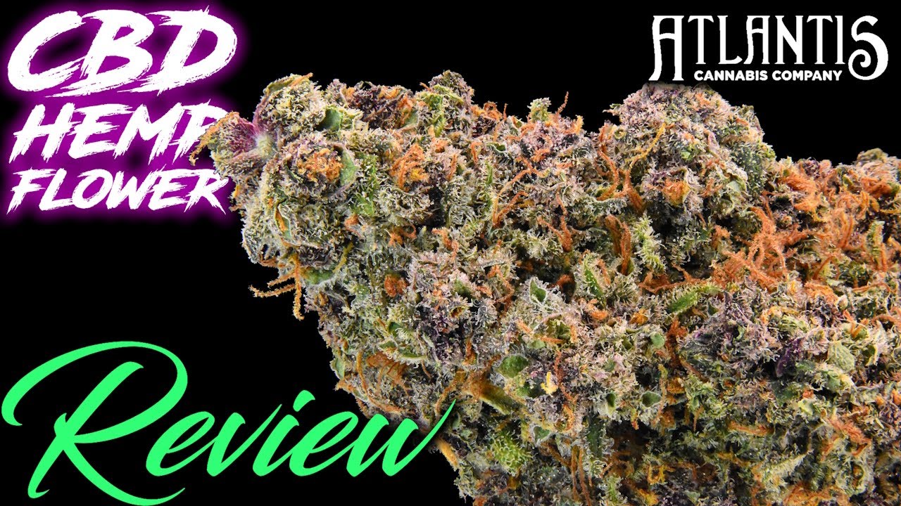 Blue Meringue & Pineapple Sugar Cookies From Atlantis Cannabis Co | CBD Hemp Flower Review