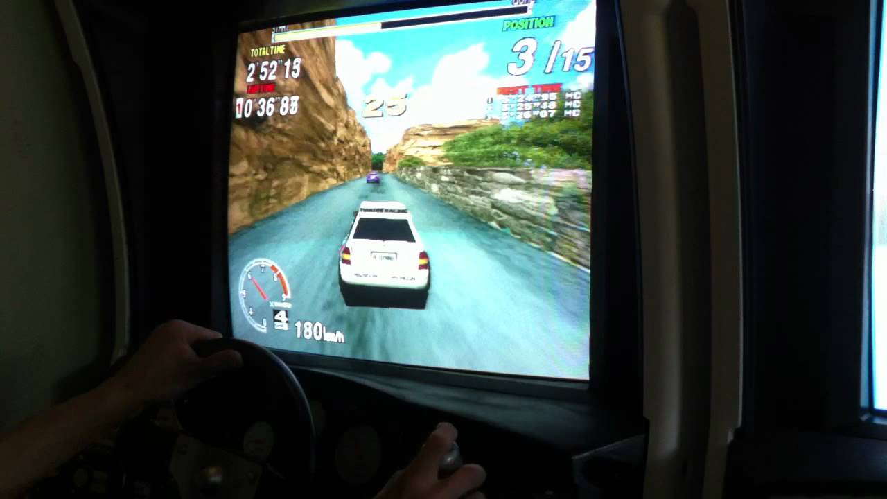 Sega Rally Championship Arcade - Drive-through (Manual gearbox)