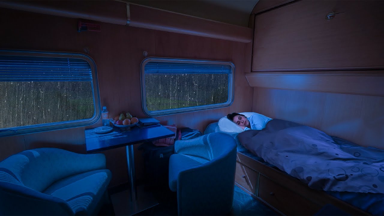 In sella a un treno notturno di lusso | Pioggia per i disturbi del sonno,hai bisogno di tranquillit&agrave;
