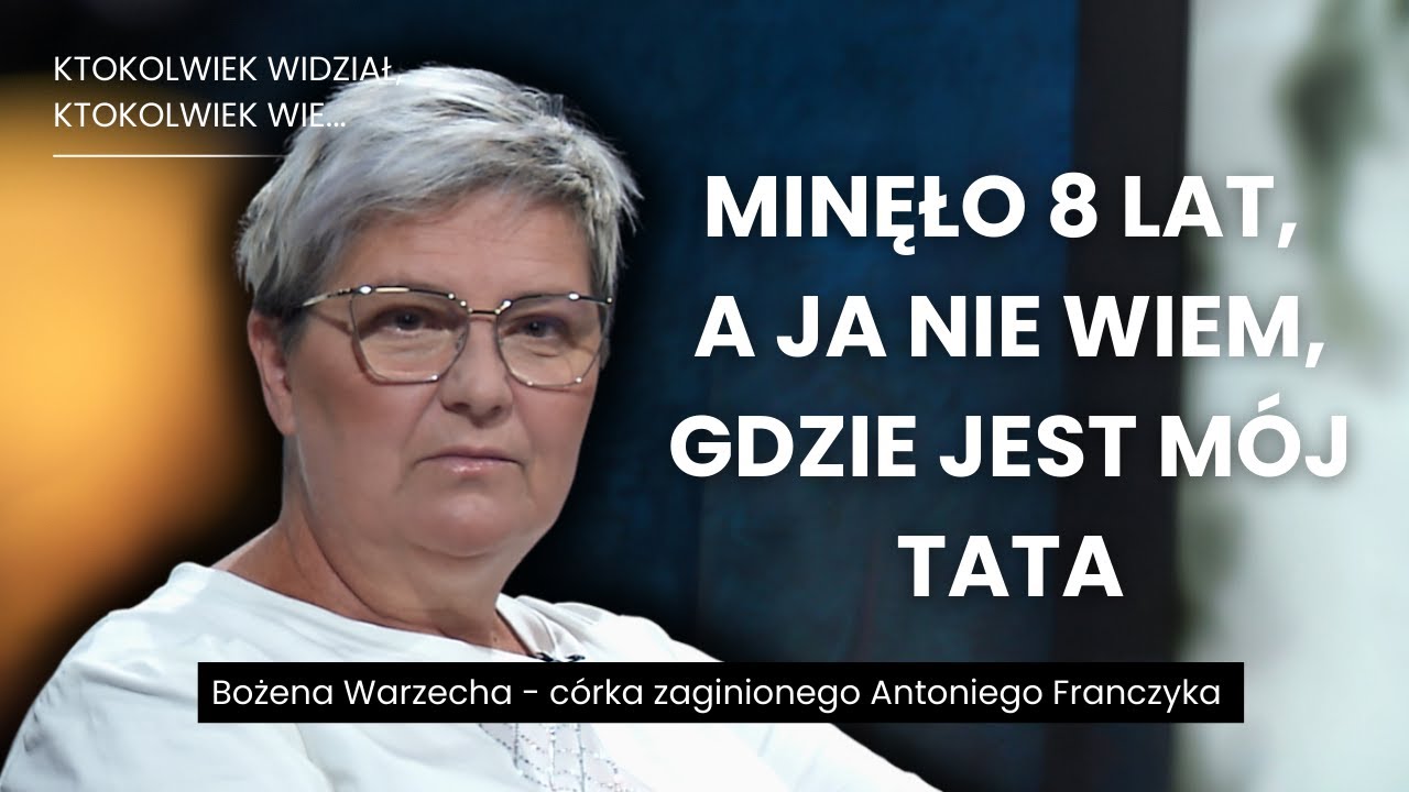 Antoni Franczyk wyszedł z domu 8 lat temu. Nic nie zapowiadało, że mężczyzna zaginie