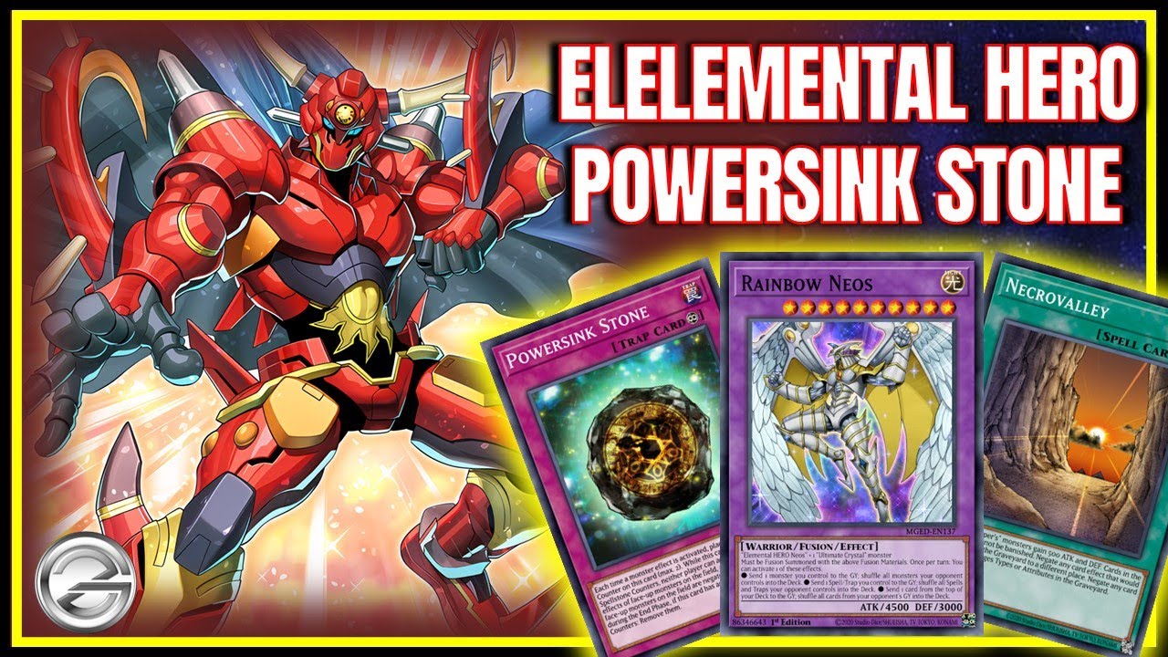 PowerSink Stone Makes HERO Deck Anti-Meta! Stop All Effect Monsters!