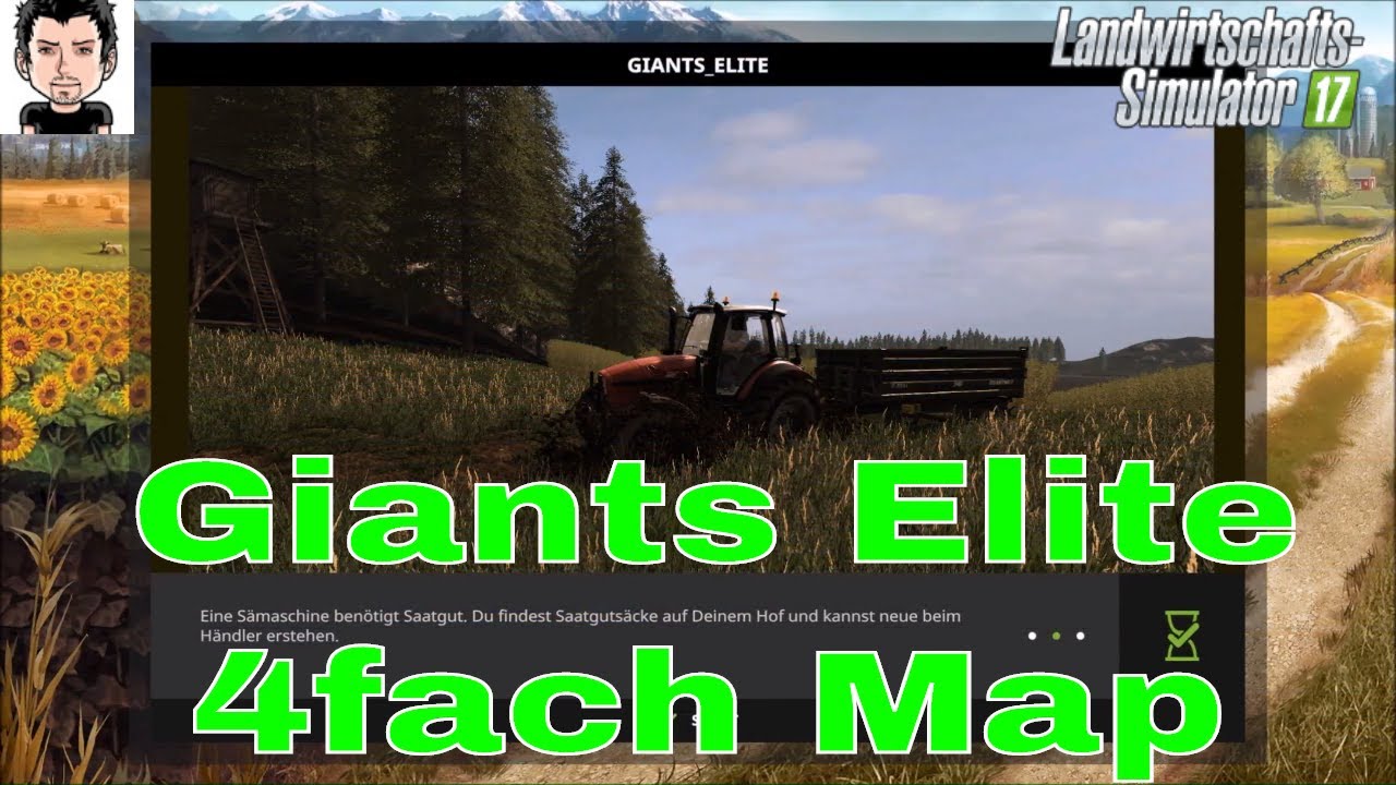 LS17 Mapvorstellung Giants Elite 4fach Map Landwirtschafts Simulator 17