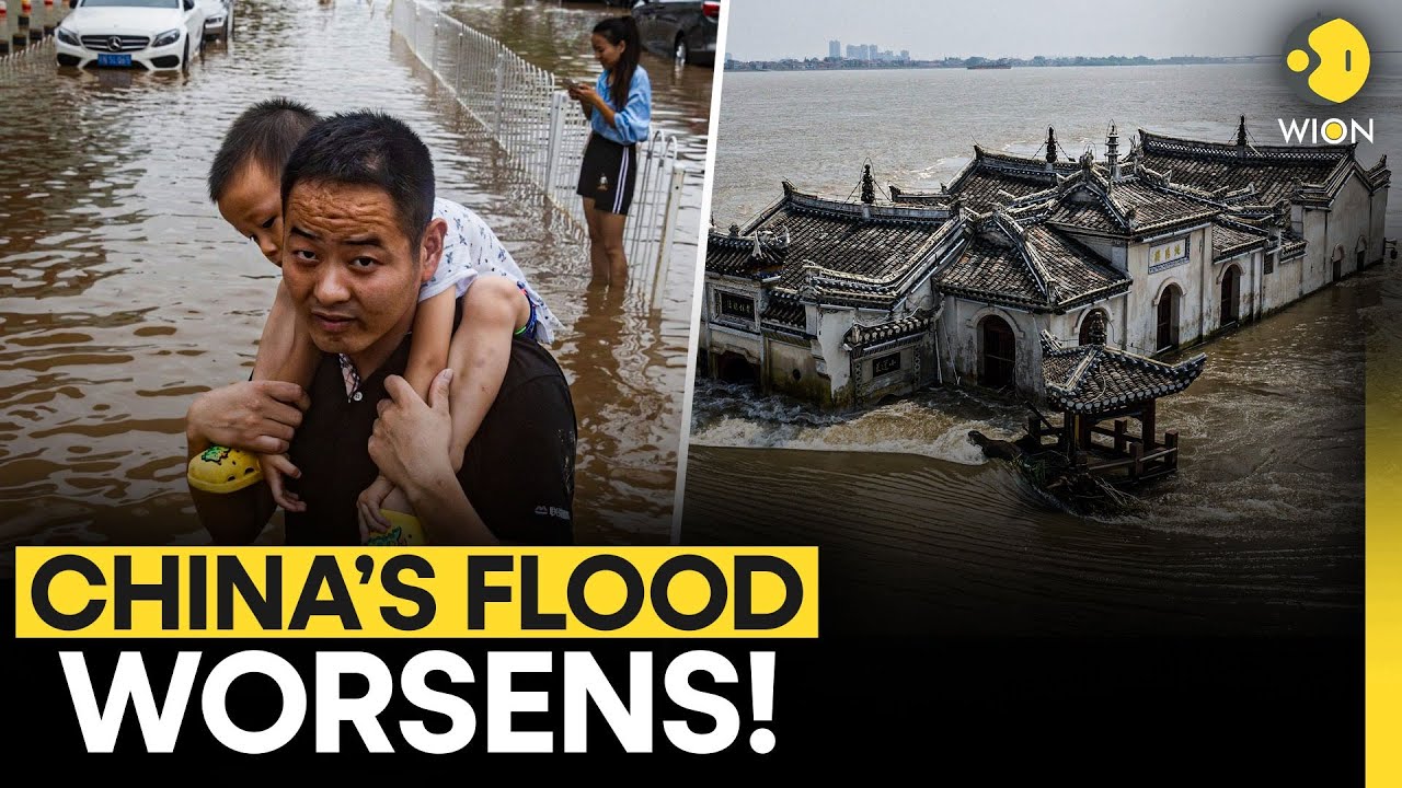 China Floods LIVE: China's Flood Worsens! I New Cyclone Hits After Deadly Floods; 80,000 Evacuated