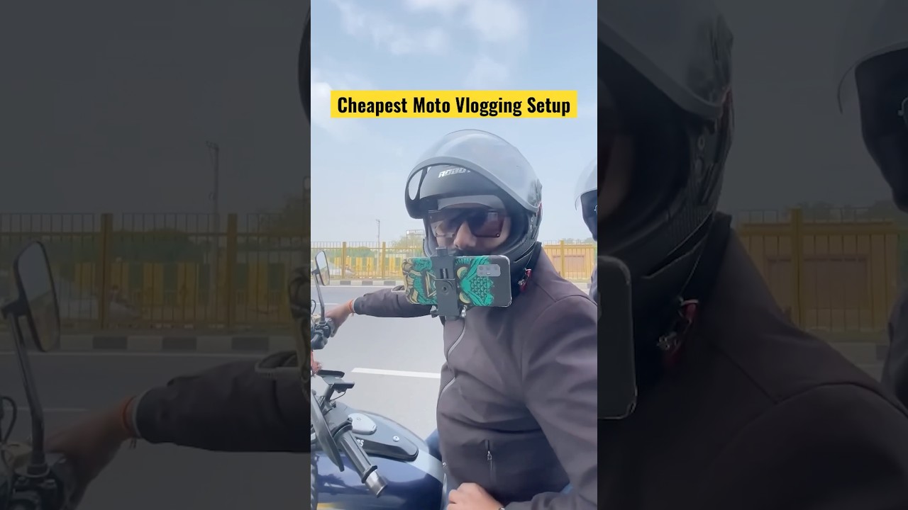 Perfect &ldquo;Moto Vlogging&rdquo; Setup For Beginners! Motorcycle Owners / Riders.