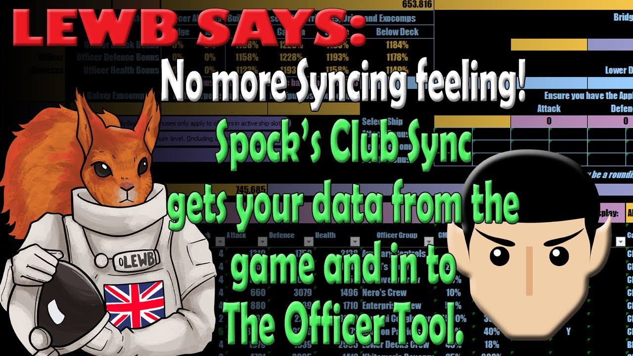 STFC - Officer Tool & Spocks Club just got Better!! They Talk to the Game now!!!!!!!