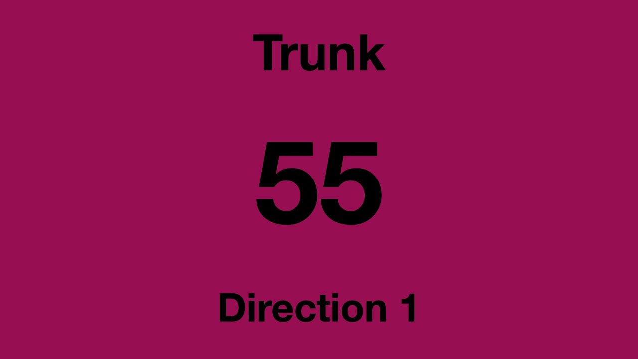 [SBS Transit] Trunk Bus Service 55 - Direction 1 Hyperlapse