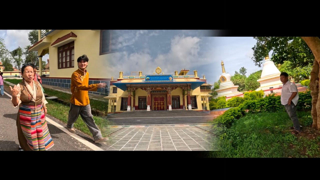 so glad to met my cousins at bylakuppe n visited hunsur monestry#part 1