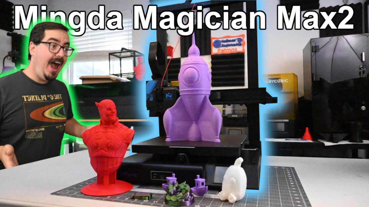 A Large 3D Printer at a Low Cost | Mingda Magician Max2 Review