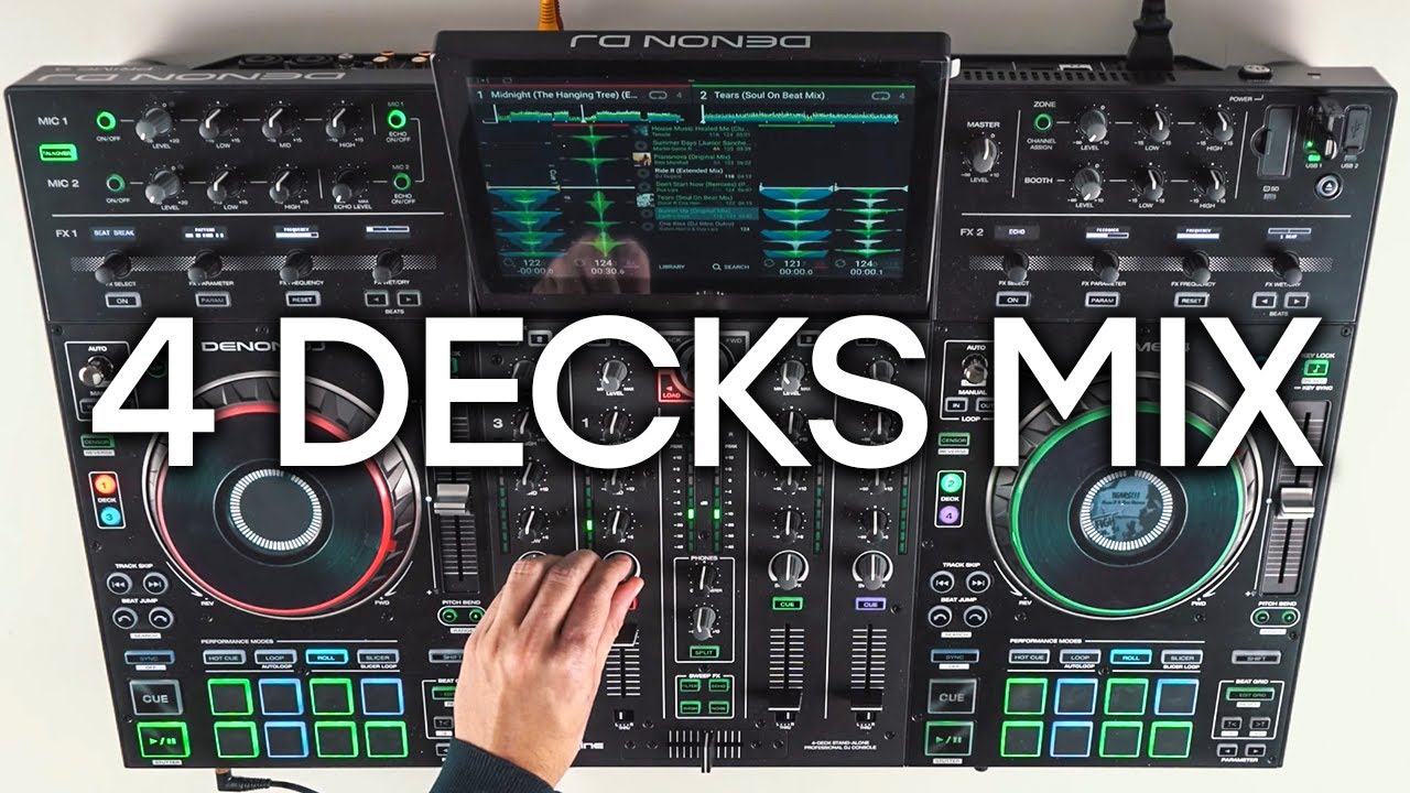 4 DECKS MIX - Denon DJ Prime 4