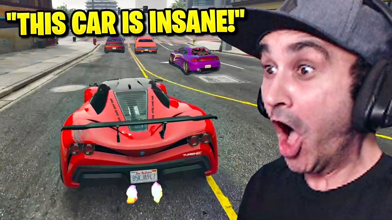 Summit1g is Blown Away with FASTEST Car for 28 Player Race! | ProdigyRP 2.0