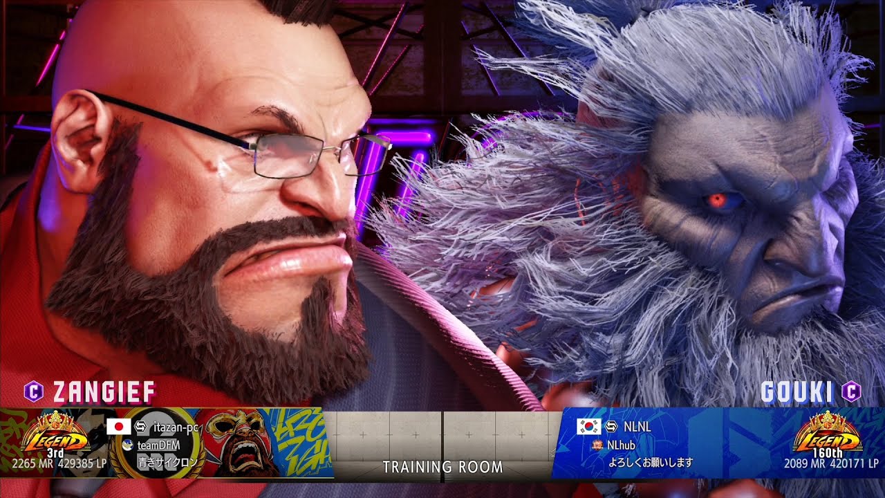 Itazan (Zangief) vs NL (Akuma)：板ザン（ザンギエフ）vs NL（豪鬼）