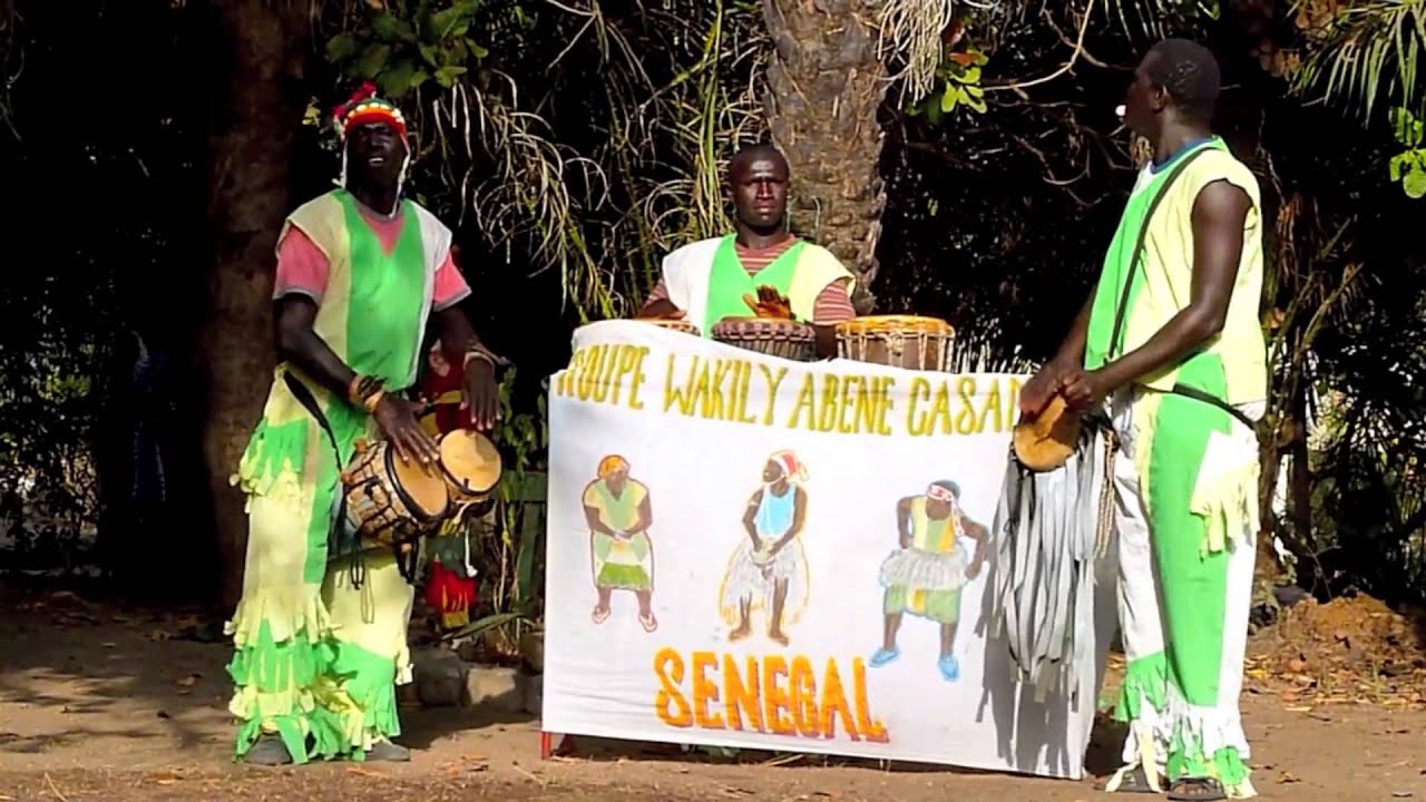 La Troupe Wakily, Abéné, Casamance, Sénégal