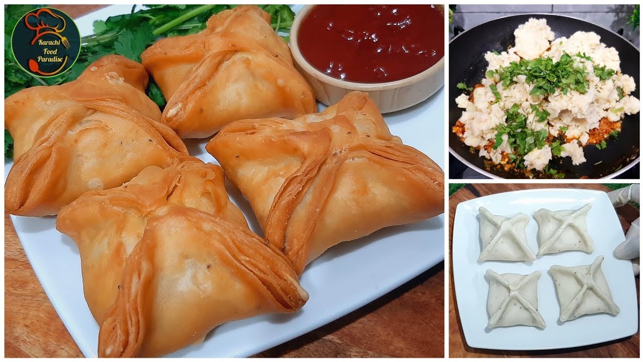 Puff Samosa Recipe | Mini Samosa Recipe |Samosa Recipe | Karachi Food Paradise |