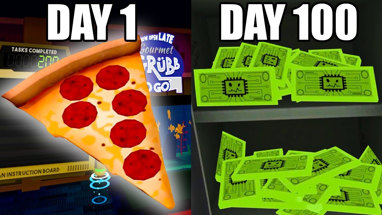 100 Days In A VR Resturant...