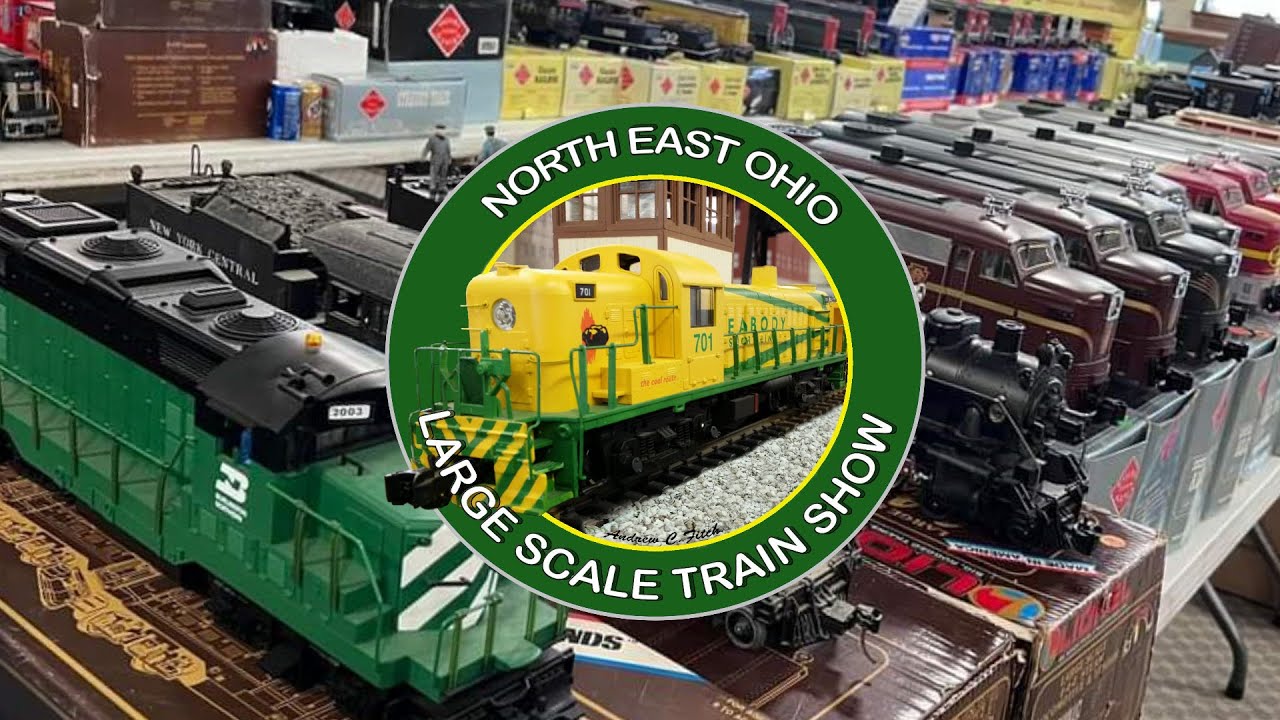 2024 4th Annual North East Ohio Large Scale Train Show Walk Through