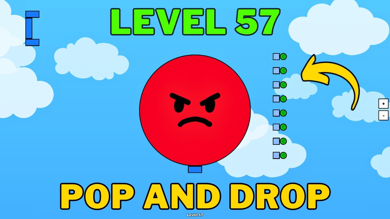How To Complete Roblox Pop and Drop Level 57 | Pop and Drop Level 57 Guide