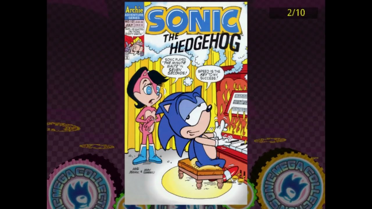 Sonic Mega Collection - Games, Manuals, Extras & Options Menu (NTSC-J Version)