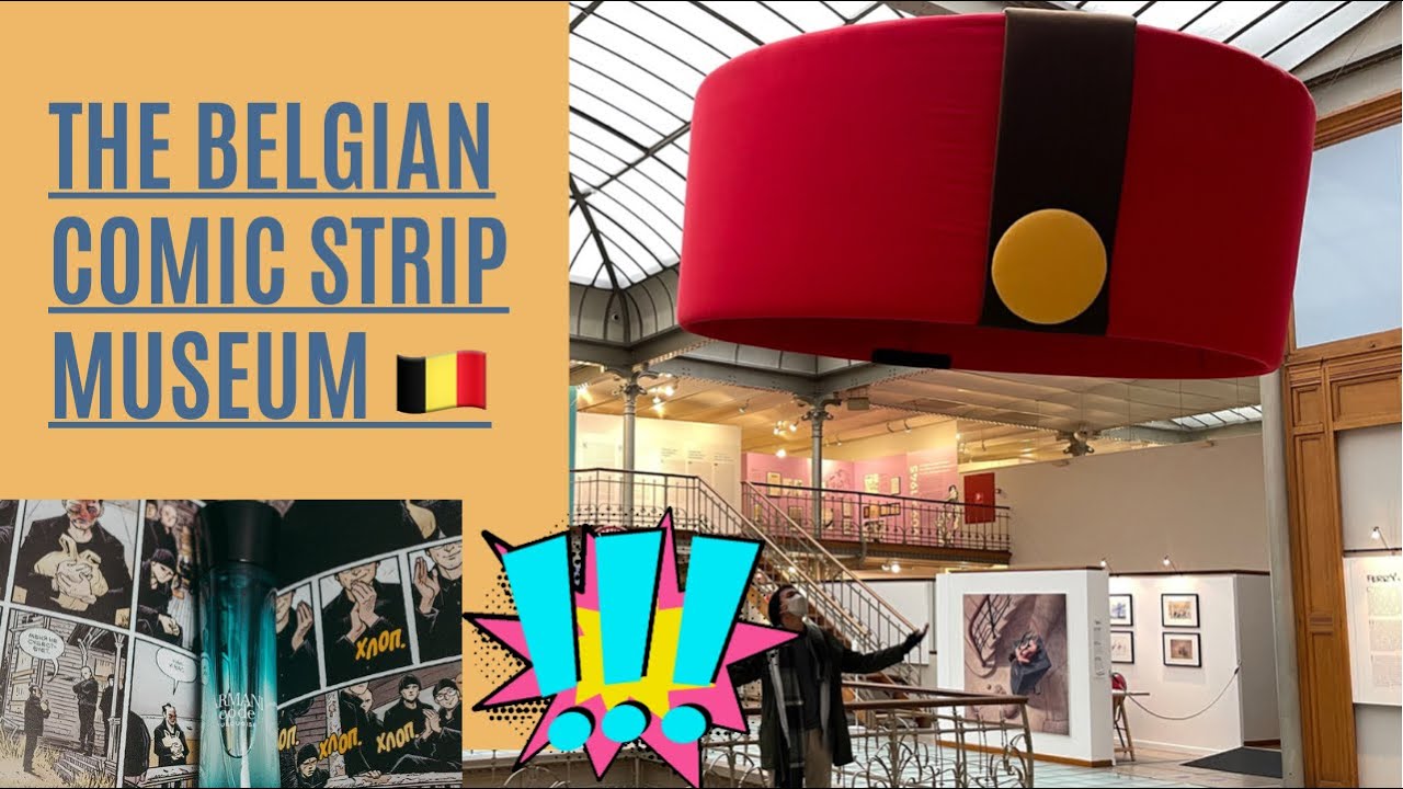 Comics Art Museum in Belgium! Brussels Vlog 🇧🇪