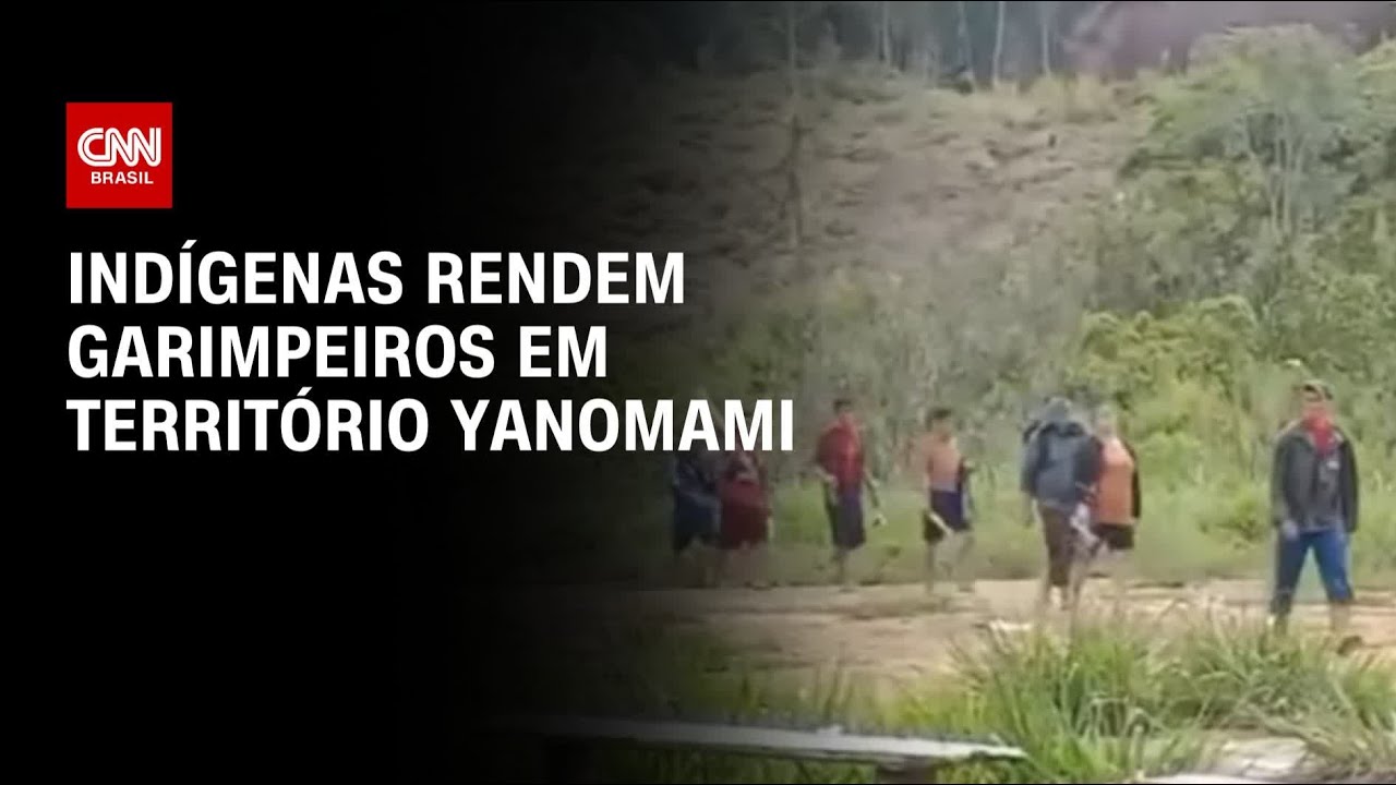 Indígenas rendem garimpeiros em território Yanomami | CNN PRIME TIME