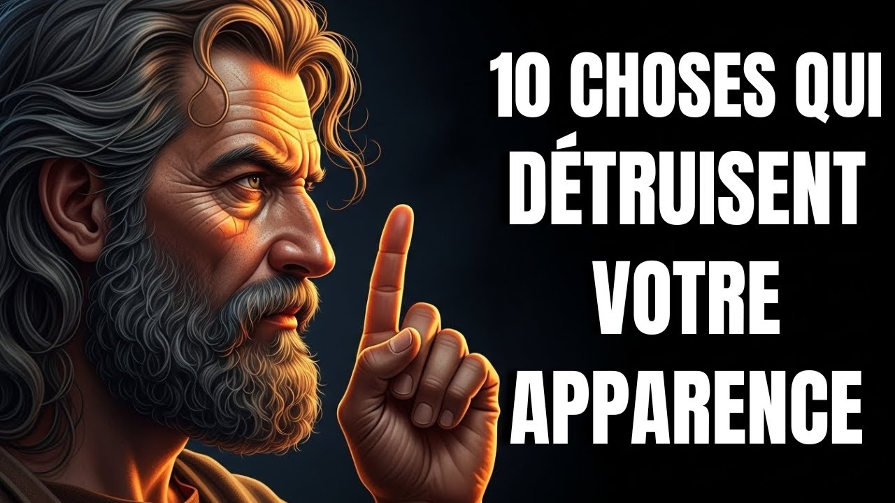 10 Choses Silencieuses Qui Détruisent Votre Apparence | Leçons Stoïciennes - Stoïcisme