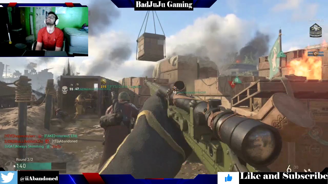 NEW Lever Action Sniper Gameplay! (CoD WW2)