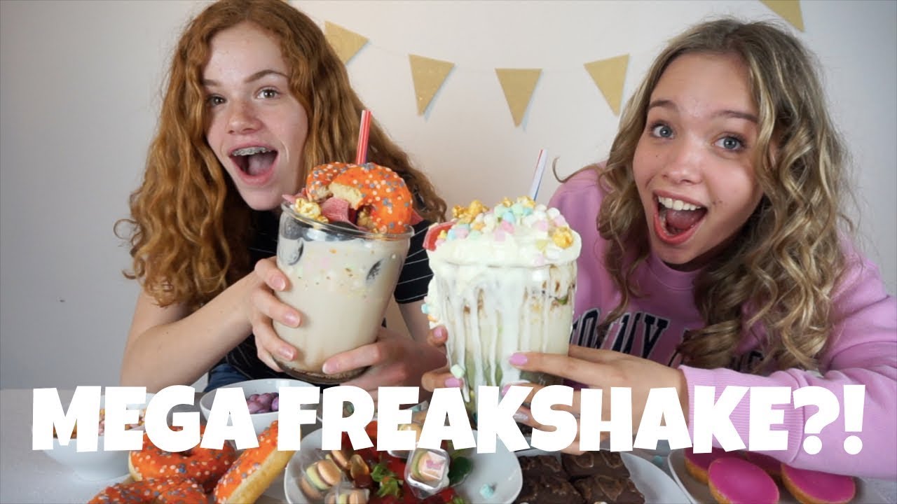 MEGA FREAKSHAKE CHALLENGE + BLOOPERS || BEAU - TIFULL